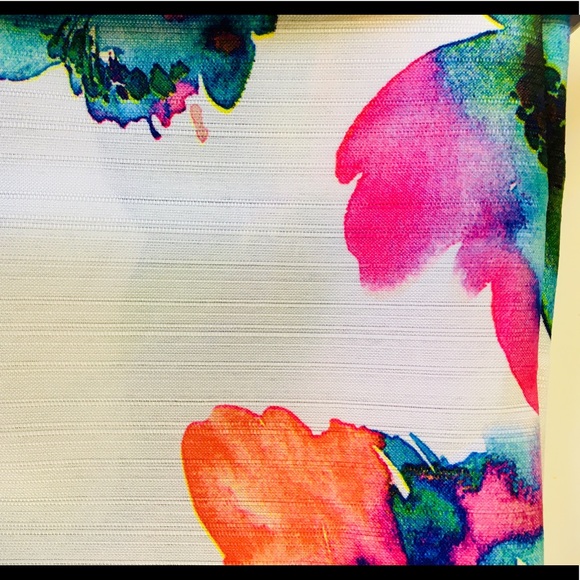 Amarylis Fabric Shower Curtain Pompom Watercolors - Picture 12 of 14